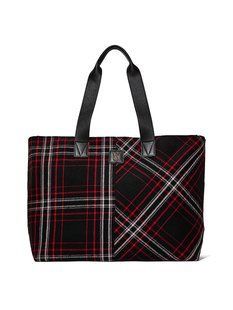Сумка VICTORIA'S SECRET Plaid Tote Bag  430036QAKOS фото