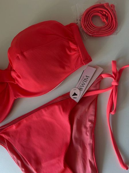 Купальник VICTORIA'S SECRET Mix-and-Match Bandeau Push-Up Bikini Top & Side-Tie Bikini Bottom  320631QBE фото