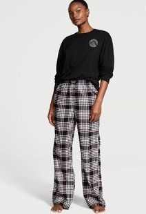 Піжама VICTORIA'S SECRET Flannel Long Tee-Jama Set, арт.26925315 419569QE2 фото