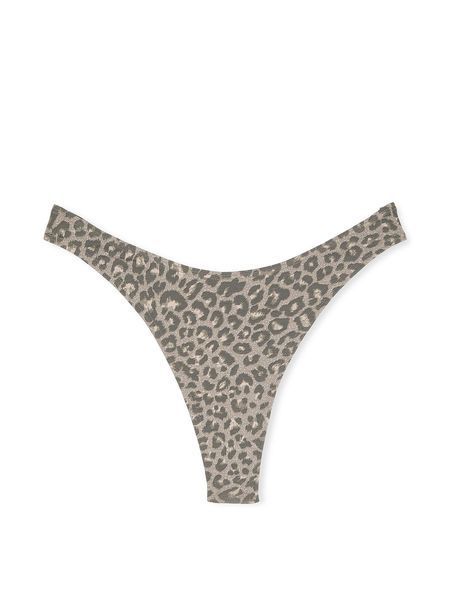 Бавовняні стрінги VICTORIA'S SECRET Strech Cotton High-Leg Scoop Thong Panty 415972SPH фото