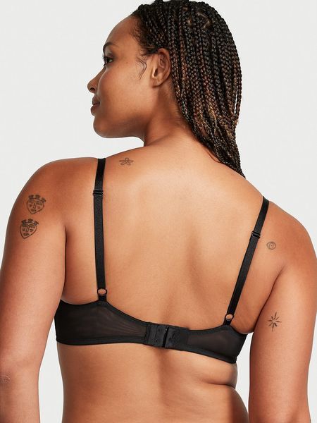 Бюстгальтер VICTORIA'S SECRET Shine Strappy Unlined Lace Low-Cut Demi Bra  904527QB4 фото