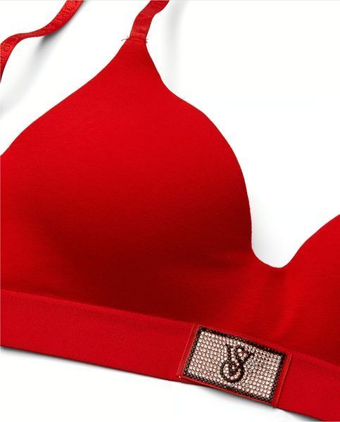 Бюстгальтер VICTORIA'S SECRET Wireless Lightly Lined Shine Patch Bra 904034QD4 фото