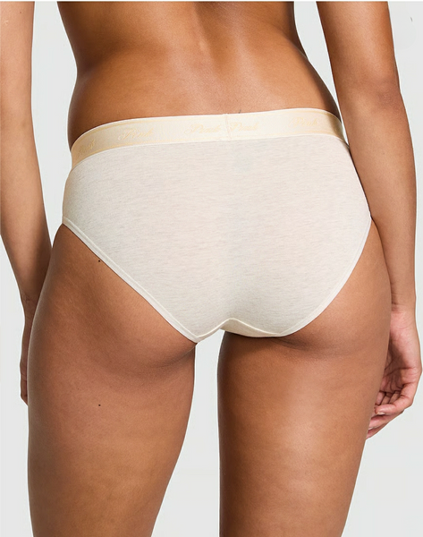 Хлопковые трусики PINK Logo Cotton Hiphugger Panty 416217SEP фото