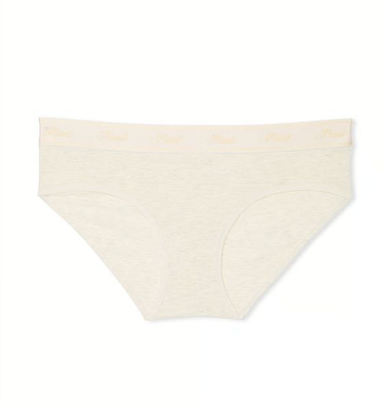 Хлопковые трусики PINK Logo Cotton Hiphugger Panty 416217SEP фото