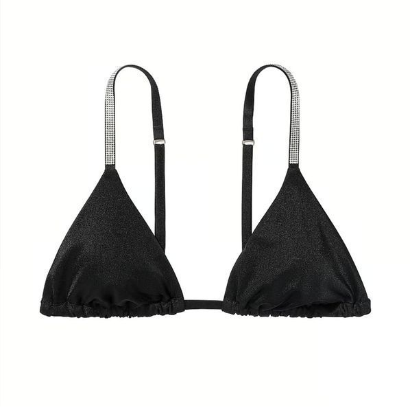 Купальник Shine Strap Triangle Bikini Top & Double Shine Strap Brazilian Bikini  155713QB4 фото
