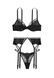 Комплект білизни VICTORIA'S SECRET Very Sexy Shine Strap (Бюстгальтер, трусики та пояс для панчіх) 904527QB4 фото 1