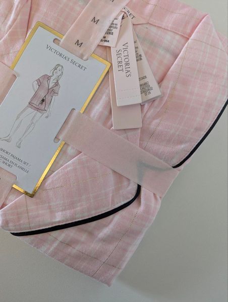 Піжама VICTORIA'S SECRET Flannel Short Pajama Set 41956QE2 фото