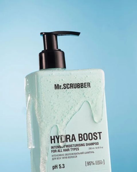 Інтенсивно зволожувальний шампунь для всіх типів волосся Hydra Boost Mr.SCRUBBER, 250мл  2472 фото