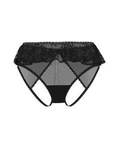 Трусики VICTORIA'S SECRET Dream Angels Heritage Mesh Lace-Trim Ruffle Panty 433306QB4 фото