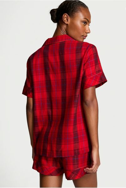 Піжама VICTORIA'S SECRET Flannel Short Pajama Set 419565QAK фото