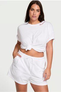 Піжама VICTORIA'S SECRET 100% Cotton Short Pajama Set 417470QEK фото