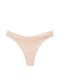 Хлопковые стринги PINK Cotton High-Leg Thong Panty 416180SEQ фото 3