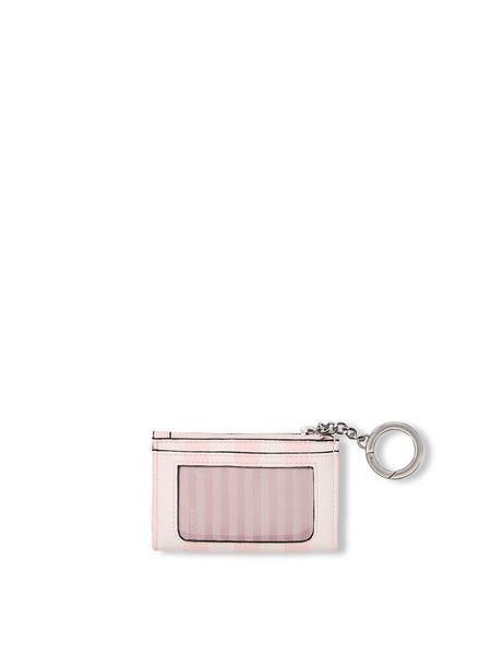Картхолдер VICTORIA'S SECRET Foldover Card Case Keychain, Рожева смужка