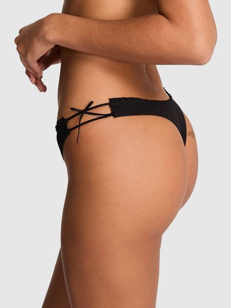 Бавовняні трусики PINK Cotton Side-Tie Thong Panty 425354QB4 фото