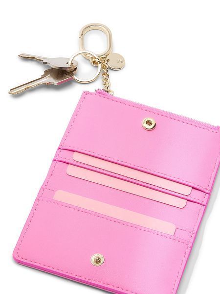 Картхолдер VICTORIA'S SECRET Foldover Card Case Keychain, Рожевий