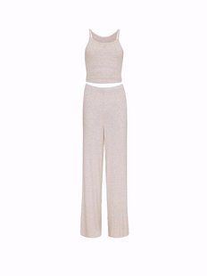Піжама VICTORIA'S SECRET SoSoft&trade; Modal Ribbed Tank & Pants Set 417463QAD фото