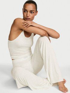 Пижама VICTORIA'S SECRET SoSoft&trade; Modal Ribbed Tank & Pants Set 417463QAD фото