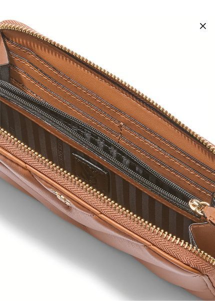 Кошелёк VICTORIA'S SECRET Large Wallet with Zip , Коричневый