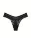 Трусики VICTORIA'S SECRET Tease Mesh Lace-Trim High-Leg Thong Panty 419847QB4 фото 3