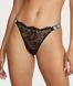 Мереживні трусики VICTORIA'S SECRET Logo Shine Strap Lace Thong Panty  904513QB4 фото 1