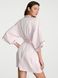 Сатиновий халат VICTORIA'S SECRET Signature Satin Short Piped Robe  417427SS9 фото 2