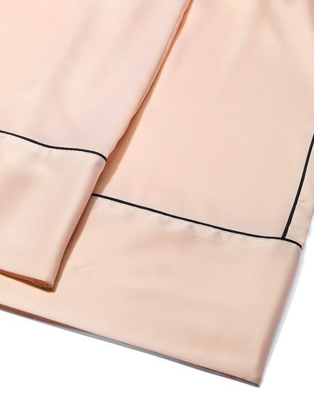 Пижама сатиновая VICTORIA'S SECRET Signature Satin Short-Sleeve Long Pajama Set 433250QAS фото