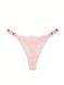 Кружевные трусики VICTORIA'S SECRET Logo Shine Strap Lace Thong Panty  904513QFK фото 3