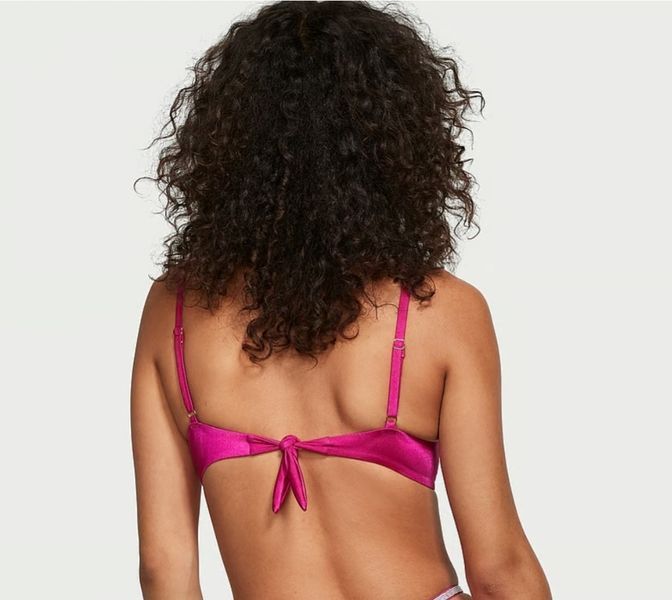 Купальник VICTORIA'S SECRET Shine Trim Push-Up Bikini Top & Double Shine Strap Brazilian Bikini Bottom  155834QAX фото