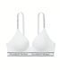 Бюстгальтер VICTORIA'S SECRET Cotton Logo Wireless Lightly Lined Bra 417536QBF фото 1