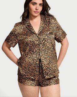 Піжама VICTORIA'S SECRET Signature Satin Short Pajama Set 420076SPA фото
