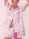 Атласная пижама PINK &times; LOVESHACKFANCY с шортами 430358QCP фото 3