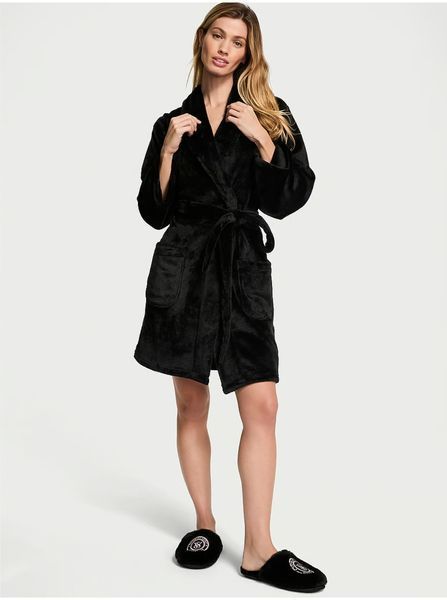 Плюшевый халат VICTORIA'S SECRET Cozy Short Robe 190955QC5 фото