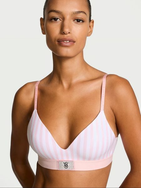 Бюстгальтер VICTORIA'S SECRET Shine Patch Lightly Lined Wireless Bra 420296SPJ фото