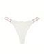 Трусики VICTORIA'S SECRET Lace Double Shine Strap Thong Panty 188191Q9Z фото 3