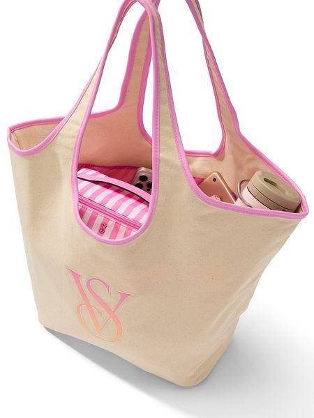 Пляжна сумка VICTORIA'S SECRET Ombre Monogram Logo Tote Bag 434772QF5OS фото