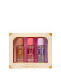 Подарунковий набір VICTORIA'S SECRET 3-Piece Getaway Shimmer Gift Set ft. Exclusive Summer Scents  432744QB9OS фото