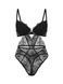 Тедді VICTORIA'S SECRET Rose Lace Push-Up Teddy 428513QB4 фото 1