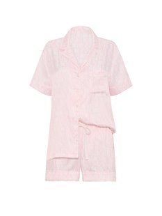 Сатиновая пижама VICTORIA'S SECRET Signature Satin Short Pajama Set 420076QJP фото