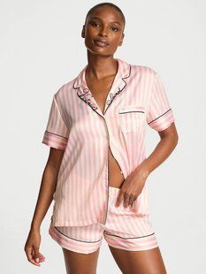 Піжама VICTORIA'S SECRET Signature Satin Short Pajama Set 428597SPC фото
