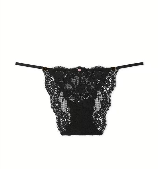 Трусики VICTORIA'S SECRET Dream Angels Lace Adjustable String Bikini Panty 419825QB4 фото
