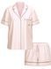Піжама VICTORIA'S SECRET Signature Satin Short Pajama Set 420076SPC фото 1