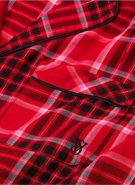 Пижама VICTORIA'S SECRET Flannel Long Pajama Set 419567QE2 фото