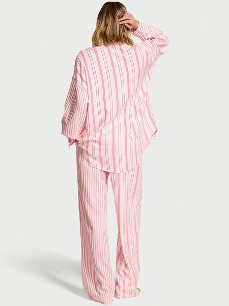 Піжама VICTORIA'S SECRET Flannel Oversized Long Pajama Set  430082SPC фото