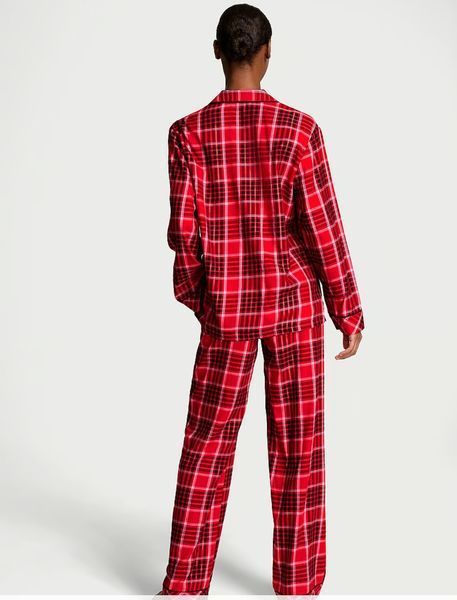 Пижама VICTORIA'S SECRET Flannel Long Pajama Set 419567QE2 фото