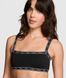 Пижама PINK Logo Cotton Straight-Neck Bralette & Tencel Boxy Pajama Shorts 298141QB4 фото 2