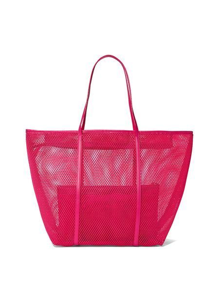 Комплект пляжная сумка и косметичка VICTORIA'S SECRET Mesh Tote Pouch Set 434786QAXOS фото