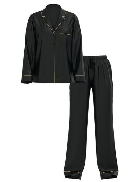 Піжама VICTORIA'S SECRET Backstage Satin Sparkle Long Pajama Set  420186QMY фото