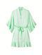 Сатиновий халат VICTORIA'S SECRET Satin Flounce Robe  193538QFZ фото 1
