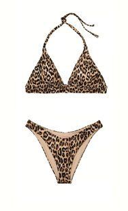 Купальник Victoria's Secret Halter Push-Up Bikini Top & Brazilian Bikini Bottom  219531QBT фото
