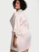 Сатиновый халат VICTORIA'S SECRET Signature Satin Short Piped Robe 417427QD3 фото 3
